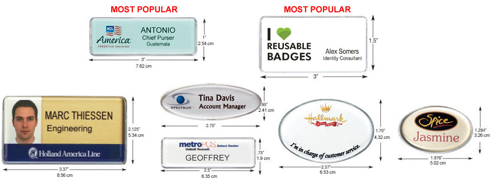 Reusable Custom Name Badges And Tags Best Name Badges